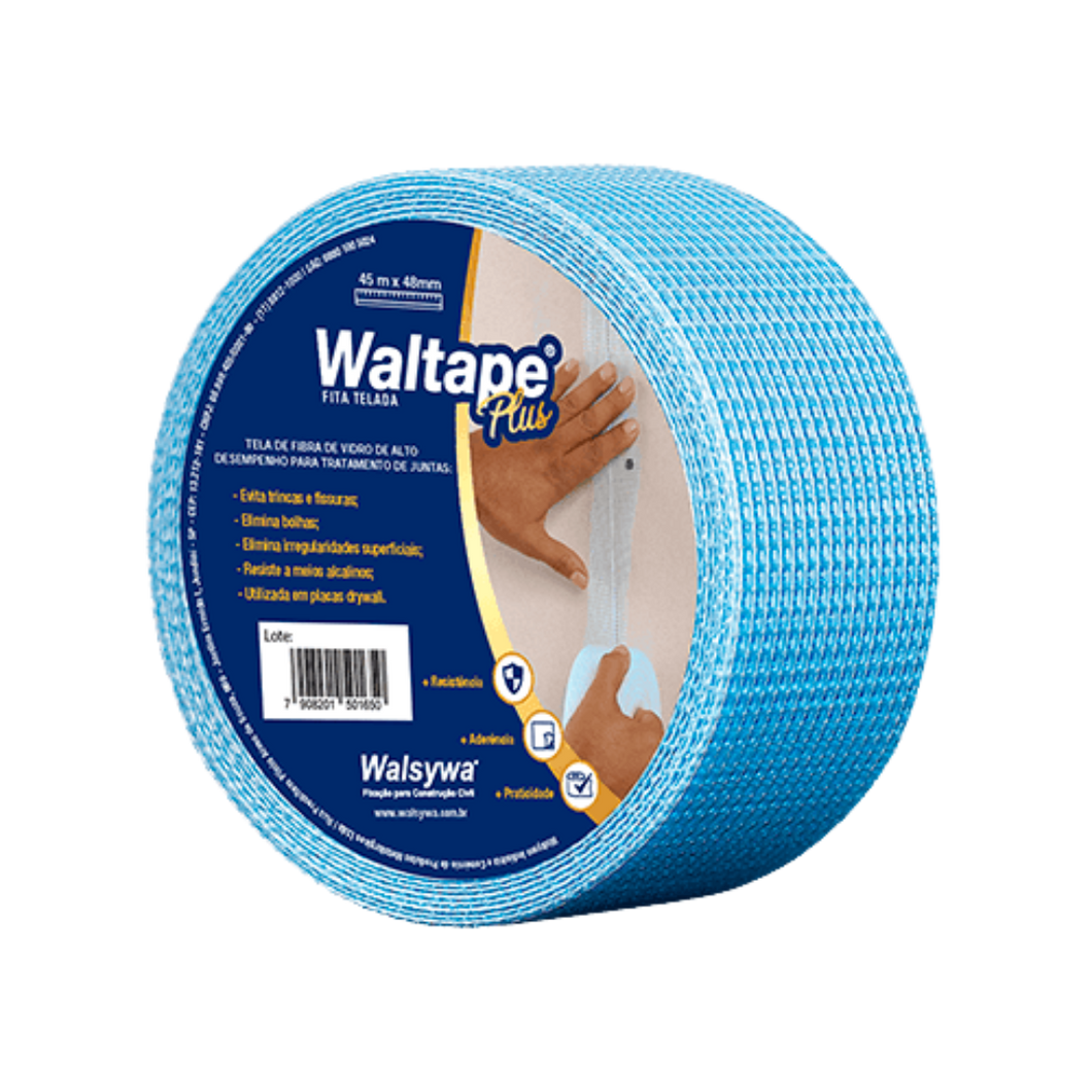 Fita telada Waltape Plus 100m fita azul 