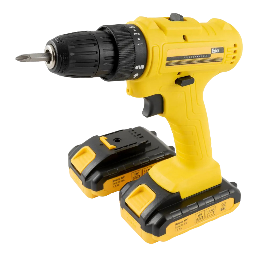 Parafusadeira 12V com Duas Baterias Recarregáveis 