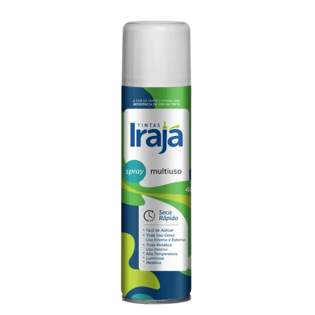 Spray Irajá multiuso preto brilhante 400ml
